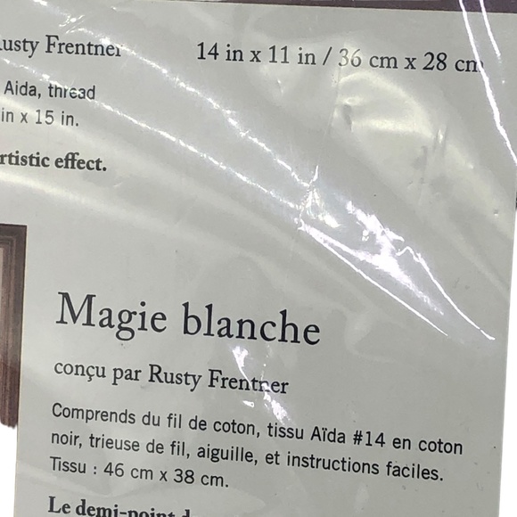 Dimensions WOLF Counted Cross-Stitch Kit White Magic #35035 -Vintage 2000 - Picture 10 of 10